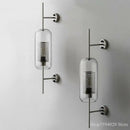 GobekUsa Glass Industrial Wall Lights for Living Room Bedroom Dining Room
