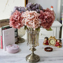 GobekUsa Hydrangea Branch Silk Flower High Quality Fake Party Room Decor