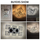 GobekUsa LED Chandelier: Remote Dimmable Indoor Lighting for Bedroom, Restaurant, Living Room