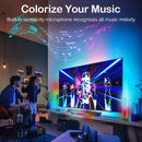 GobekUsa LED Sound Control Light Bar with Bluetooth for Car Room TV Decoration