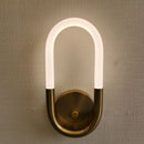 GobekUsa Acrylic Ring LED Wall Lamp for Modern Indoor Decor, Living Room Bedroom Lighting