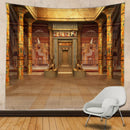 GobekUsa Egyptian Building Tapestry Wall Hanging for Bohemian Bedroom Decor