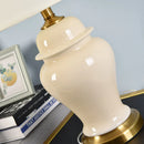 GobekUsa Chinese Ceramic Table Lamps Living Room Bedroom E27 Bulb Bedside Home Decor