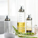 GobekUsa Leak Proof Glass Condiment Bottle Set, 150/300/450ml