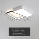 GobekUsa Bedroom Lamp Ceiling Light Modern Simple Luxury Nordic Style