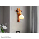 GobekUsa LED Giraffe Wall Lamp: Modern European Cartoon Design for Home Living Room Bedroom