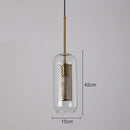 GobekUsa Gold Mesh Glass Ball Pendant Light Industrial Kitchen Fixture