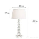 GobekUsa Crystal Ball Table Lamp: Modern LED Art Deco for Bedroom, Living Room & Home