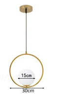 GobekUsa Glass Ball Pendant Lights for Kitchen Dining Bedroom Decor