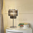 GobekUsa Crystal Table Lamps: Modern Warm Living Room Study Desk Decor Fixtures