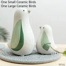 GobekUsa Chinese Bird Figurines: Modern Ceramic Sculptures for Home Decor & Wedding Gifts