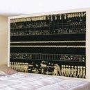 GobekUsa Egyptian Mural Tapestry Bohemian Home Decor Yoga Mat Sofa Blanket