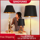GobekUsa Luxe Gold AK47 LED Floor Lamp for Modern Living Room & Bedroom Decor