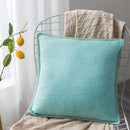 GobekUsa Linen Fringe Cushion Cover: Blue Grey Yellow Red Green for Sofa Bed