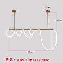 GobekUsa 360° Luminous LED Pendant Lights: Modern & Stylish Indoor Hanging Lamp for Living Room & Restaurant