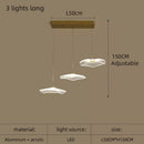 GobekUsa Lotus Leaf Acrylic Nordic LED Chandelier for Restaurant Living Room Hotel Villa