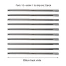 GobekUsa 100cm Black White Track for Track Lights Aluminum Rail Part