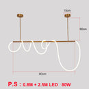 GobekUsa 360° Luminous LED Pendant Lights: Modern & Stylish Indoor Hanging Lamp for Living Room & Restaurant