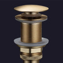 GobekUsa Brushed Gold Vessel Sink Pop-Up Drain Assembly Kit