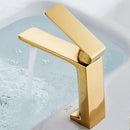 GobekUsa Gold Basin Faucet: Modern Mixer Tap for Bathroom Sink, Hot & Cold Water Control