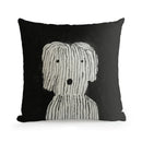 GobekUsa Cute Dog Printed Designer Throw Pillow Cover for Living Room Sofa Decor