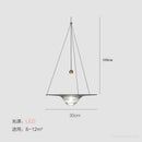 GobekUsa Clear Glass Pendant Lights - Modern Nordic LED Bedroom & Restaurant Light