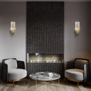 GobekUsa Crystal Wall Light: Modern Minimalist American Art Bedside Study Designer Wall Lamp