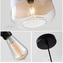GobekUsa LED Glass Pendant Lamp: Modern Nordic Hanging Light for Kitchen, Bedroom, Hotel & Restaurant decor.