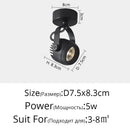 GobekUsa LED Adjustable Angle Spotlight Ceiling Lights for Background Wall and Aisle