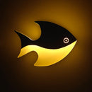 GobekUsa LED Fish Shape Wall Lamp Modern Creative Acrylic Decor for Indoor Spaces
