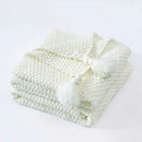 GobekUsa Knitted Woolen Ball Blanket - Super Warm Cozy Sofa Throw Blanket
