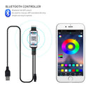 GobekUsa Bluetooth RGB LED Strip Light + 24-Key Controller – 1M-5M Length
