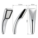 GobekUsa 3 Color 300 Holes Rainfall Shower Head in Chrome Black White