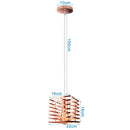 GobekUsa Industrial Pendant Lights E27 LED Hanging Lamp Modern Loft Lighting for Home