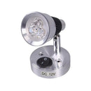 GobekUsa 3W 3000K Warm White Boat Interior Lights, Flexible Wall Mount Reading Light