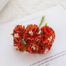 GobekUsa Carnation Stamen Silk Flowers for Home Decor, Wedding, DIY, Gifts