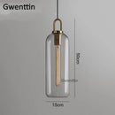GobekUsa Luxe Glass Ball Pendant Lights: LED Nordic Hanging Lamp for Home Art Decor