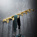 GobekUsa Brass Bath Hardware Set: Shelf, Towel Rack, Paper & Toilet Brush Holder in Brushed Gold