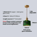 GobekUsa Green Glass LED Pendant Light - Stylish Lighting Fixture for Modern Interiors
