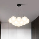 GobekUsa Glass Ball LED Pendant Lights for Teen Room Decor