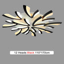GobekUsa Branch Design LED Chandelier: Modern Nordic Acrylic Ceiling Light for Stylish Living Room Décor