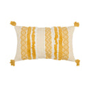 GobekUsa Boho Jacquard Cushion Cover in Blue Yellow Black Woven for Home Decor