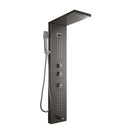 GobekUsa LED Panel Bath Faucet with Digital Display and Massage Spa Jets