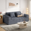 Convertible Sofa Bed Loveseat Set — Deep Seat, No Assembly