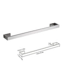 GobekUsa Brushed Bath Hardware Set: Robe Hook, Towel Bar, Shelf, Tissue Holder, Toothbrush Stand