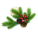 GobekUsa Artificial Pine Needle Plants for Christmas Decor and DIY Wreaths