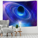GobekUsa Galaxy Sky Blue Planet Tapestry Hippie Retro Home Decor Yoga Mat