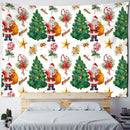 GobekUsa Christmas Fireplace Tapestry Wall Hanging Home Decor