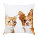 GobekUsa Co-Pattern Series Peach Skin Pillowcase - 45X45CM - Custom Bedside & Sofa Pillowcase