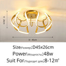 GobekUsa LED Chandelier Modern Indoor Lighting for Living Room Study Parlor Bedroom